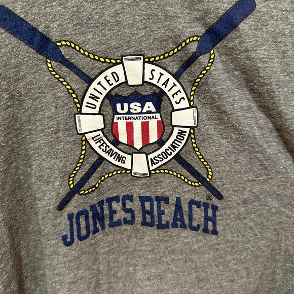 United States Lifesaving Association - Jones Beach Lifeguard LS Hooded Tee - Picture 3 of 5